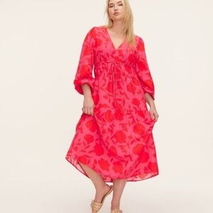 Kate Spade x Target Vibrant Red Floral Dress NWT Medium SOLD OUT